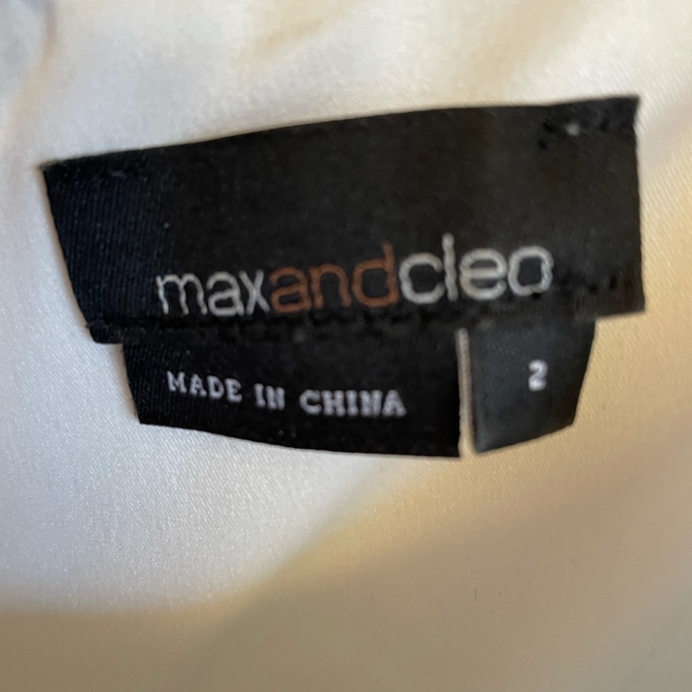 Max and Cleo size 2 black and white evening dress - Picture 8 of 8